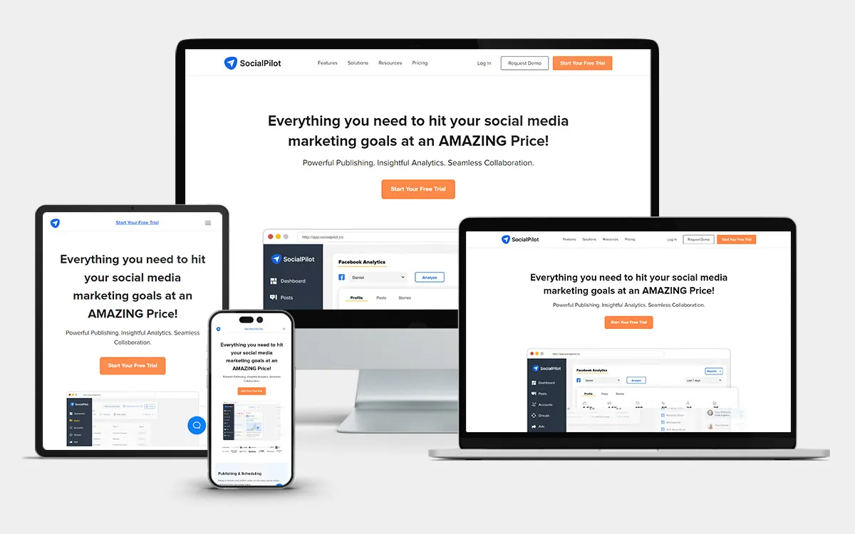 Modern web application dashboard